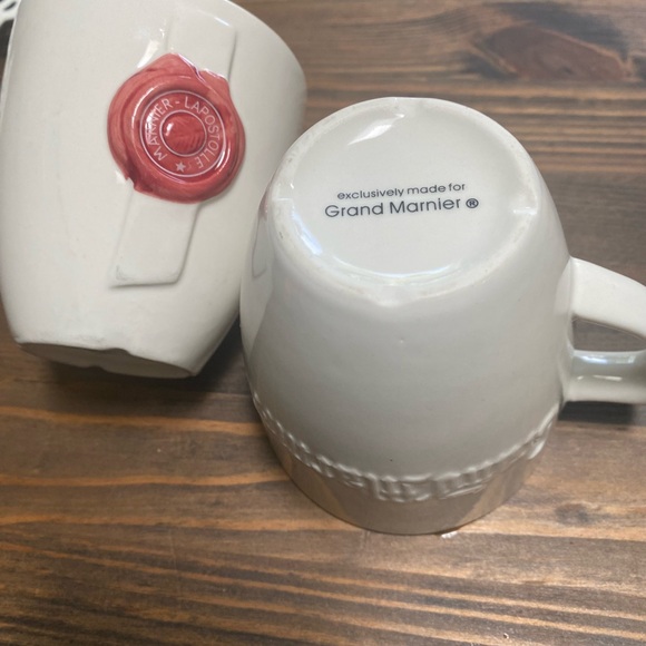 2 Grand Marnier La Postolle Coffee Tea Cup Mugs - Picture 9 of 11